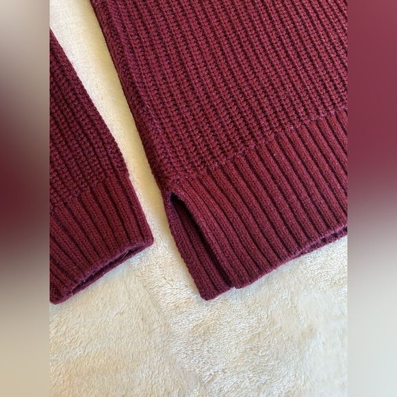 Burgundy Knitted Sweater - Picture 2 of 3